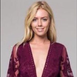 Raspberry Red Lace Dress